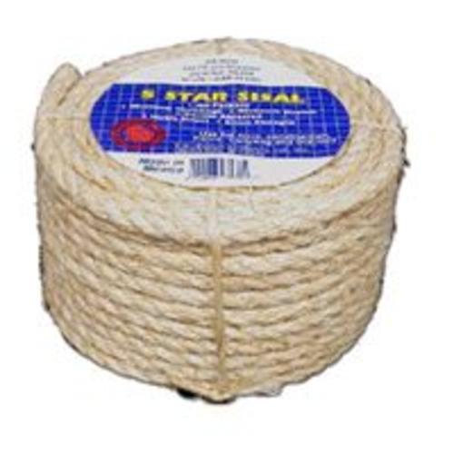 Tw Evans Cordage 23-210 Sisal Rope Coilette, 1/4" X 100&#039;