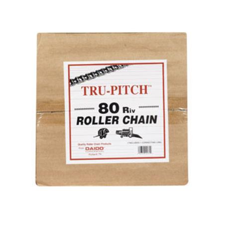 Daido TRC80R-MD Roller Chain No. 80, 1" X 10', Carbon Steel