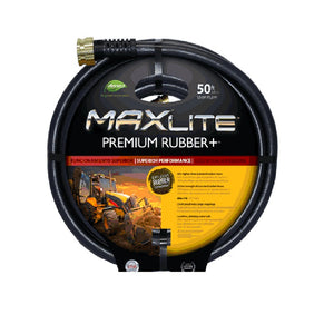 Swan CELSGC58050 Maxlite Premium Rubber Hose, Black, 50'