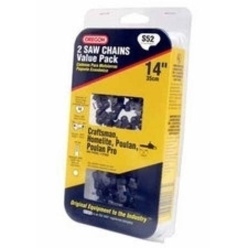 Oregon S52T Replacement Premium Chainsaw Chain, 3/8" x 14"