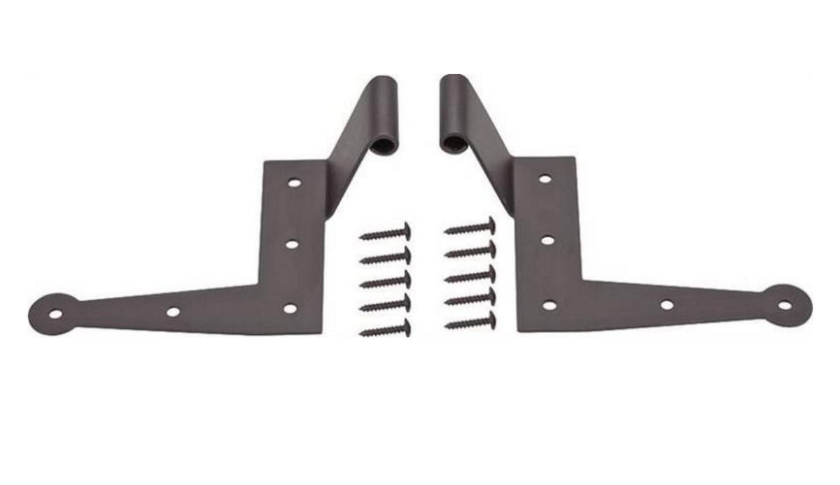 Mintcraft SH-S043L Stainless Steel Shutter L-Hinges, Offset, 1/2"