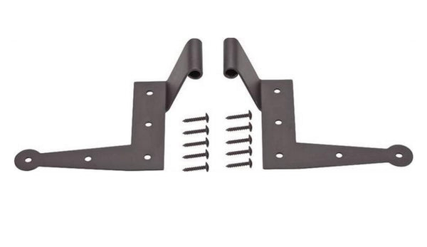 Mintcraft SH-S043L Stainless Steel Shutter L-Hinges, Offset, 1/2"