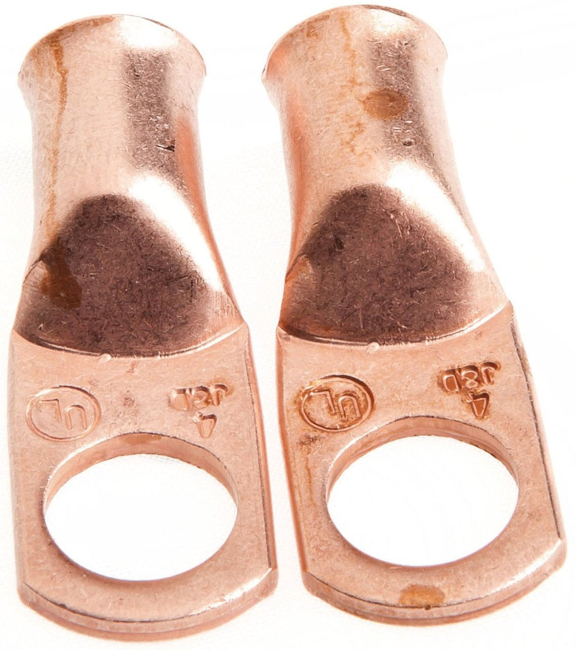Forney 60093 Copper Cable Lugs, Number 4 Cable with 3/8" Stud