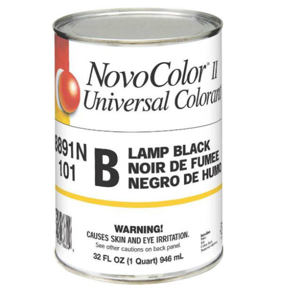 Valspar 8891N B Lamp Black NovoColor II, 1 Quart