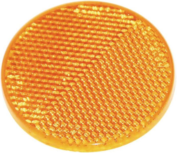 US Hardware RV-658C Round Reflector, 2", Amber,