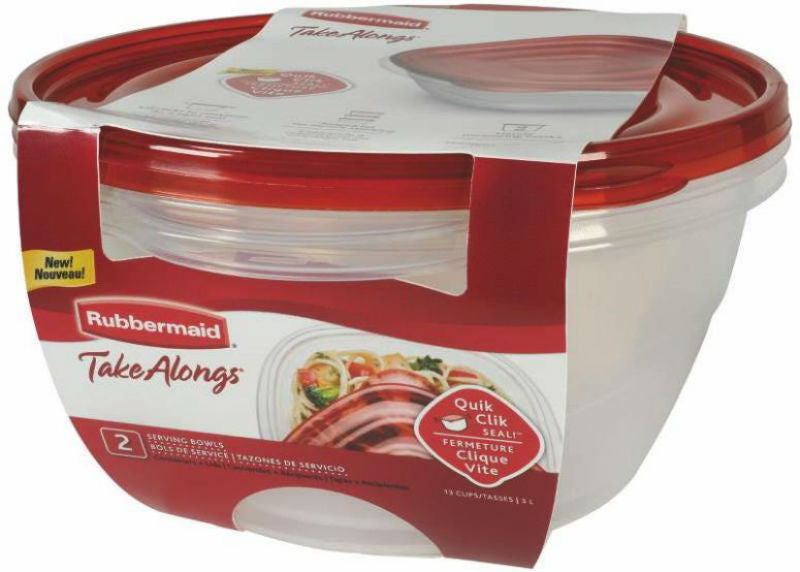 Rubbermaid 1787831 TakeAlongs Round Serving Bowl Food Storage