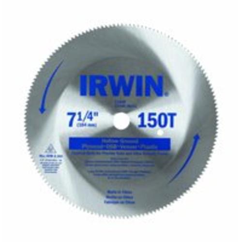 Irwin 11440 150-Teeth Steel Circular Saw Blade, 7-1/4"x5/8"