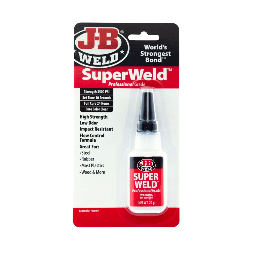 J-B Weld 33120H High Strength Super Weld Glue, 20 Gram