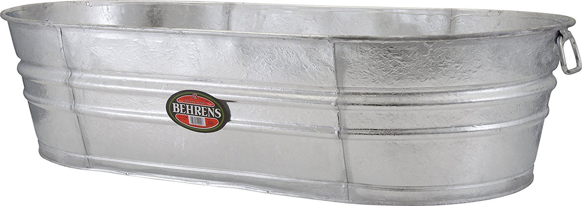Behrens B33 Hot Dipped Steel Double Tub, 33.5 Gallon