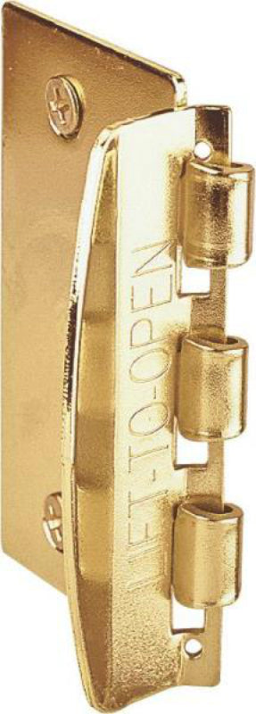 Prime Line U 9887 Flip Action Door Lock, Brass