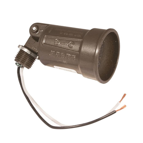 Hubbell 5606-7 Weatherproof Lamp Holder, Bronze