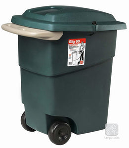 Step 2 56600 Rolling Containr, 60 Gallon, Green