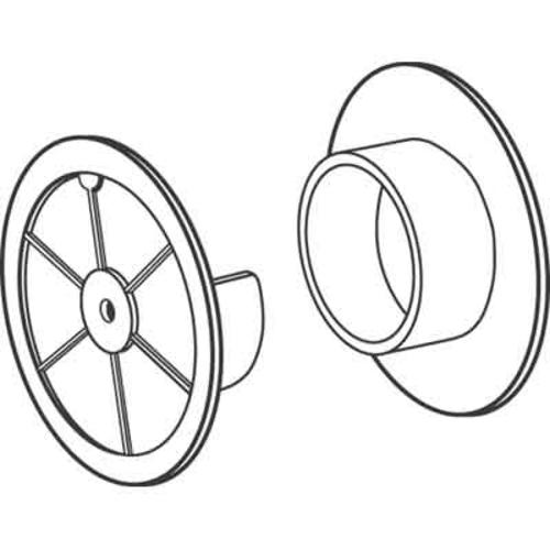 Prime Wire & Cable N 6568 Wardrobe Pole Socket White