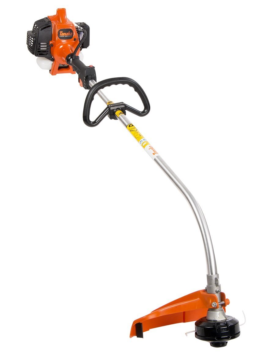 Tanaka TCG22EAP2SLB 21CC 2-Cycle Curved Shaft String Trimmer, Gas Powered