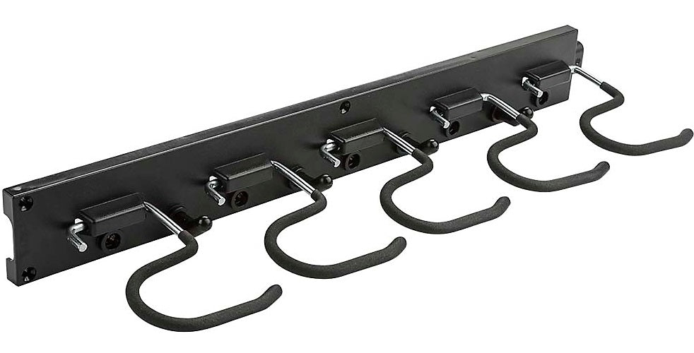 National Hardware N112-090 V2426 Adjustable Storage System, 64", Black