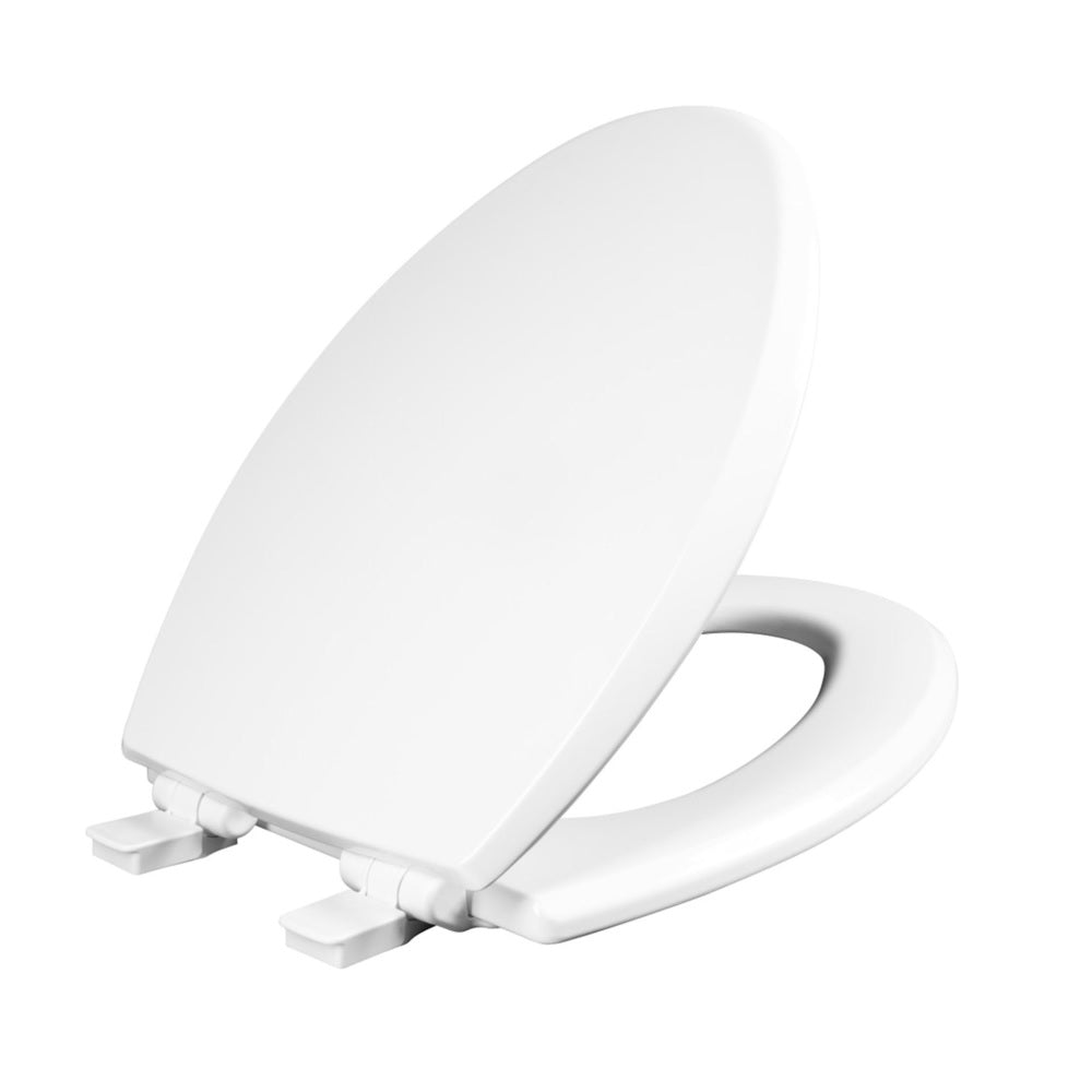 Bemis 147SLOW-000 Kendall Elongated Enameled Wood Toilet Seat, White