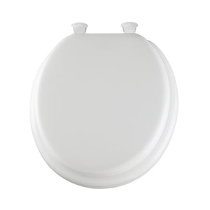 Bemis 15EC 000 Round Soft Toilet Seat, White