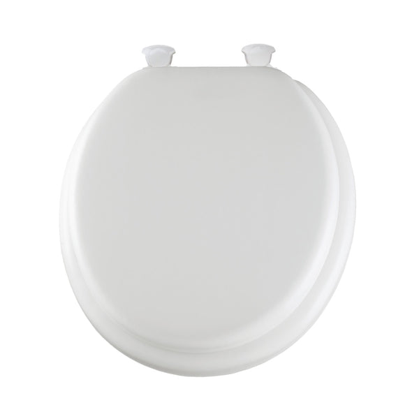 Bemis 15EC 000 Round Soft Toilet Seat, White