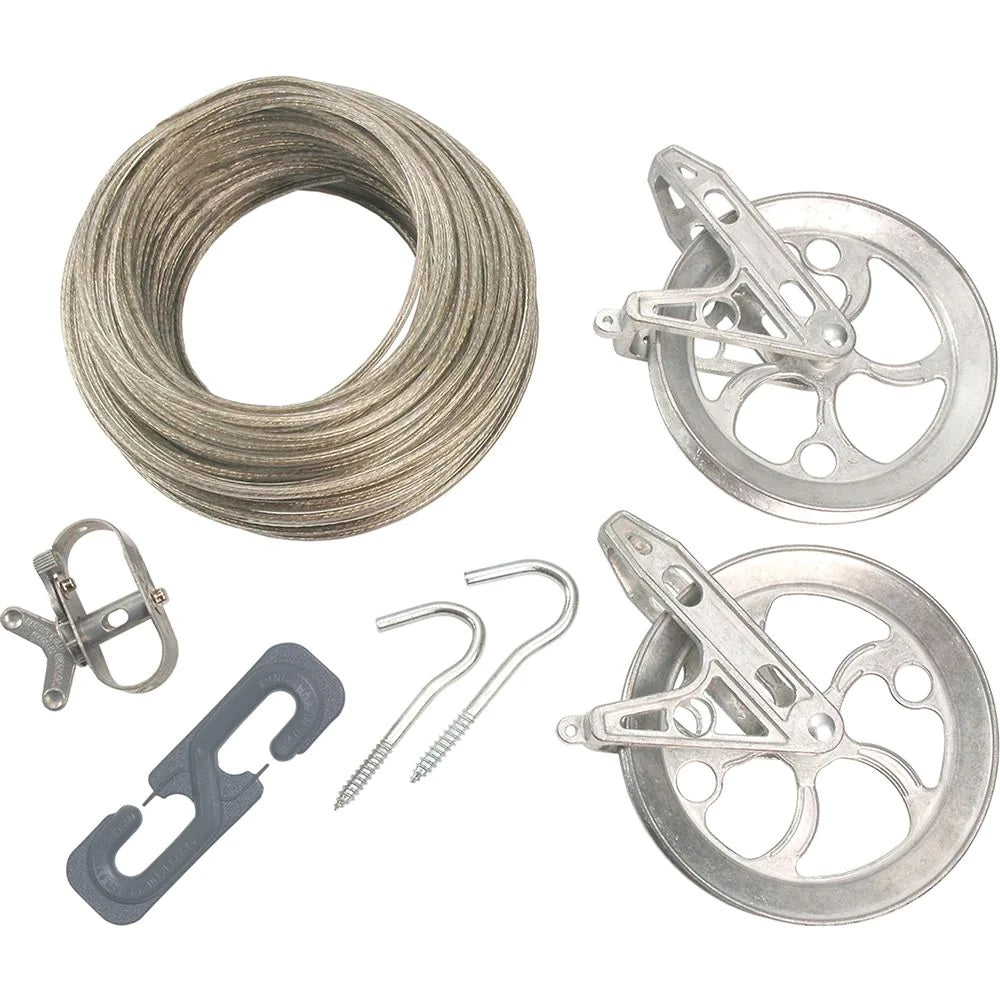 Ben-Mor 90238 Strata Heavy Duty Clothesline Kit, 150 Feet, Steel