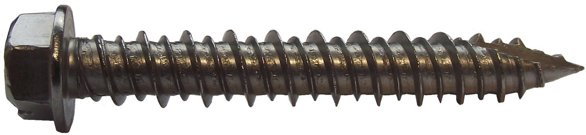 Western States 54091-1 Masonry Tapping Screws,  3/16"  x 1.25 "