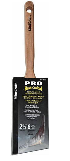 Mintcraft 2153-2 1/2" Professional Angular Sash Paint Brush, 2.5"