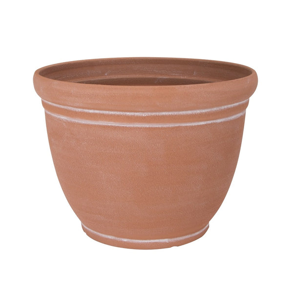 Landscapers Select PT-S059 Terra Cotta Resin Planter, 15"