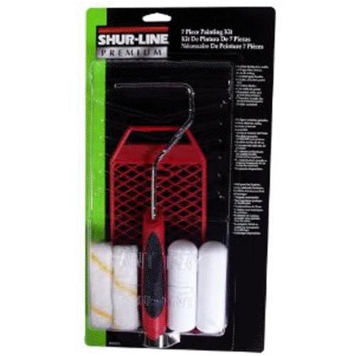 Shur-Line 03975C Paint Roller And Tray Sets, 7 Piece, 12"