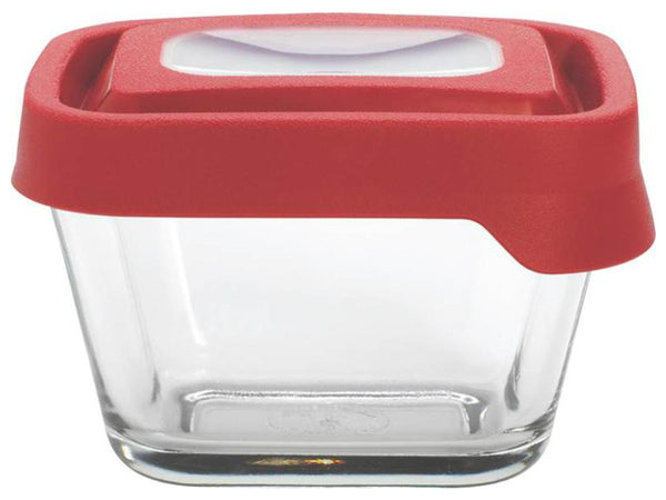 Anchor Hocking 91847 TrueSeal Glass Food Storage Container, Rectangular