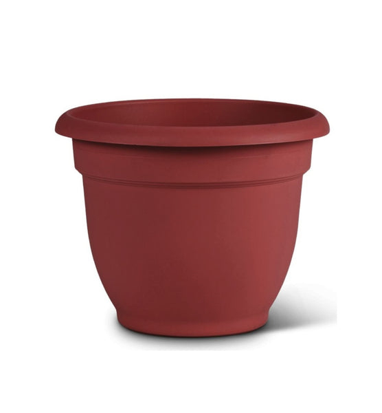 Bloem AP1213 Resin Ariana Planter, Burnt Red