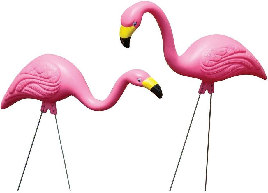 Bloem G2 Pink Flamingo Garden Statue, Plastic