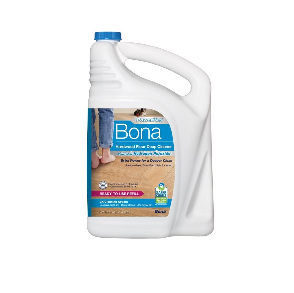 Bona WM850018001 PowerPlus Hardwood Floor Cleaner, 128 oz