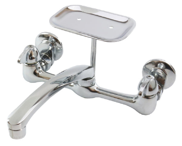 Boston Harbor PF6363204 Laundry Faucet With Soap Dish, 8 Inch