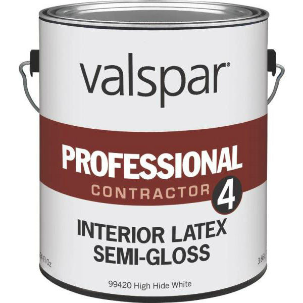 Valspar 99420 Professional Contractor 4  Interior Latex Paint, White