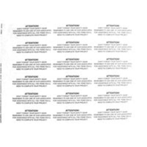 Centurion SLC1801 Rental Item Tags, 3" x 1-1/4"