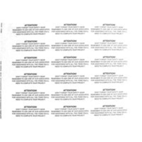 Centurion SLC1801 Rental Item Tags, 3" x 1-1/4"