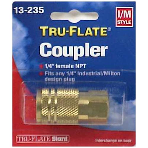 Tru-Flate 13235 Female Coupling Body 1/4" - Brass