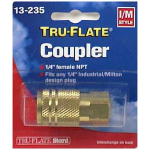 Tru-Flate 13235 Female Coupling Body 1/4" - Brass