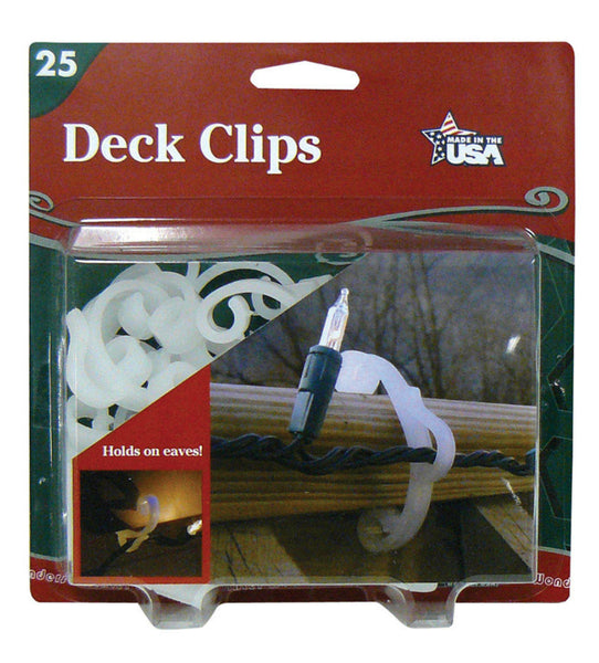 Adams 3210-99-1040 Deck & Eaves Clip, 25-Count