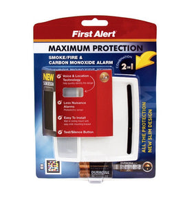 First Alert PC900V Photoelectric Smoke & Carbon Monoxide Alarm, White