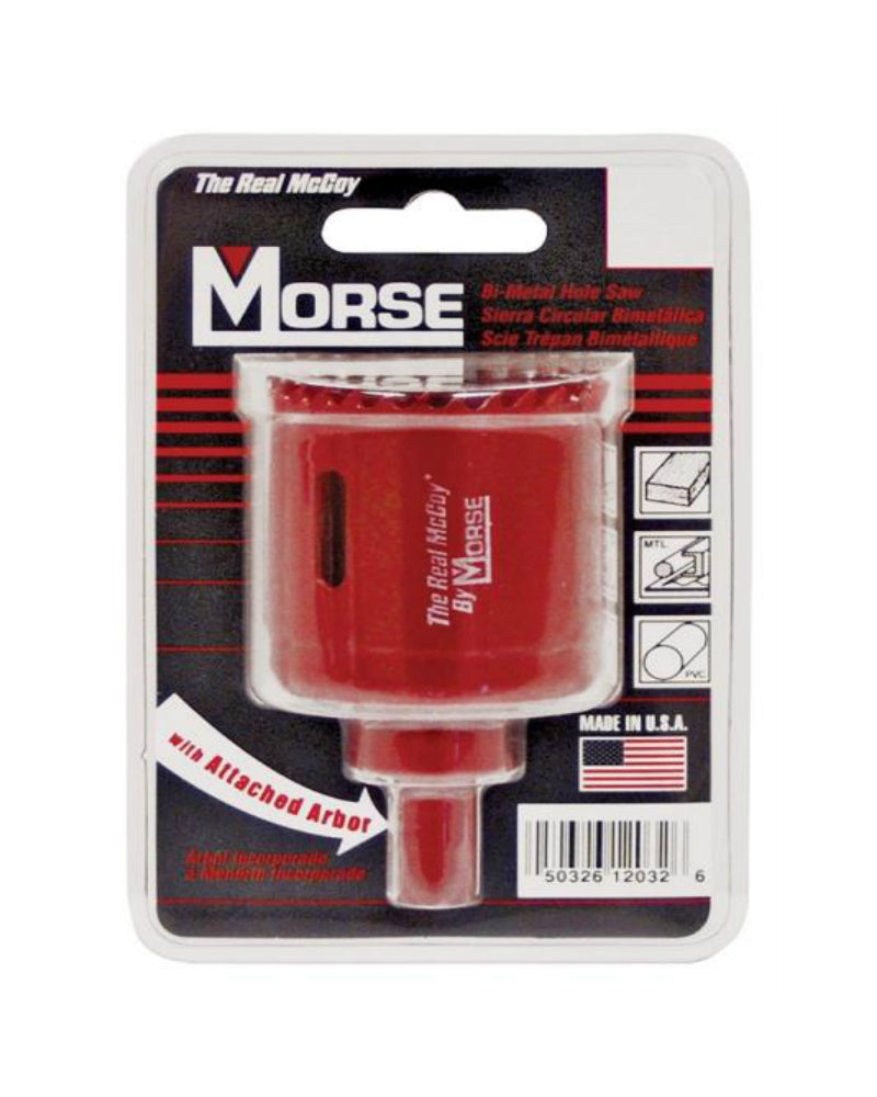 Mk Morse MHSA52C TAC52 Real McCoy Bi-Metal Hole Saw, Red, 3-1/4"