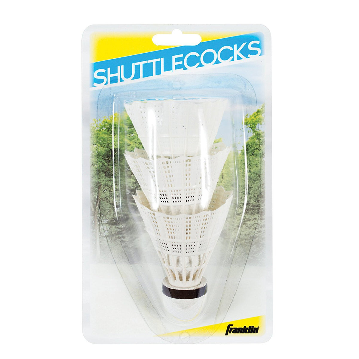 Franklin 52618 Shuttlecocks, Nylon, White