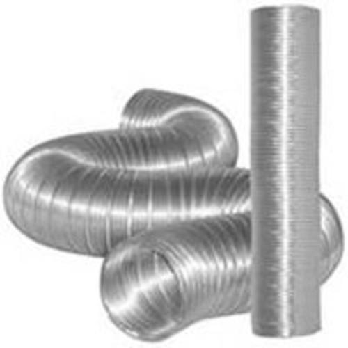 Dundas Jafine MFX46C2XZW Semi-Rigid Duct With Collars, 4” x 6’, Aluminum