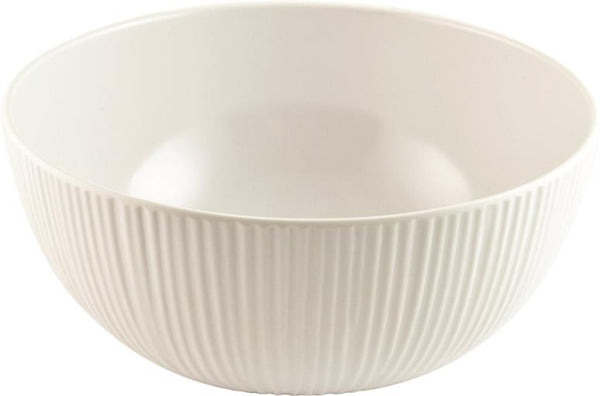 Knack3 166112I Cabin Melamine Bowl, White, 6" Diameter