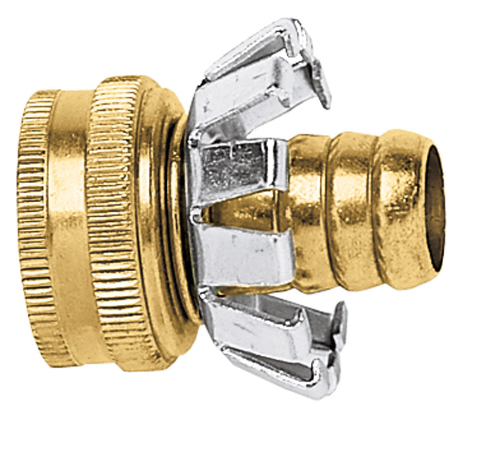 Gilmour C58F Hose Clinch Coupler, 5/8", Brass