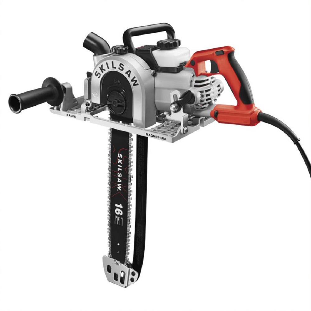 Skilsaw SPT55-11 Sawsquatch Worm Drive Carpentry Chainsaw, 16 inch