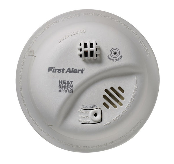 First Alert HD6135FB Hardwire Heat Alarm With Battery Backup
