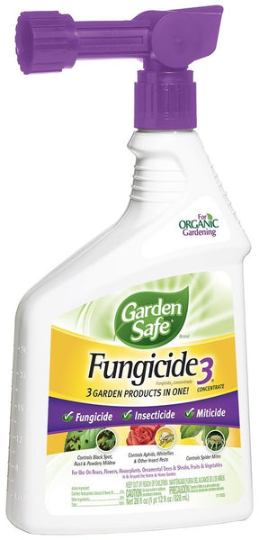Garden Safe HG-93197 Fungicide3 Concentrate Ready-to-Spray, 28 Oz