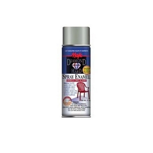 Majic 8-21509-8 Diamondhard Acrylic Spray Enamel, 11 Oz, Dark Gray