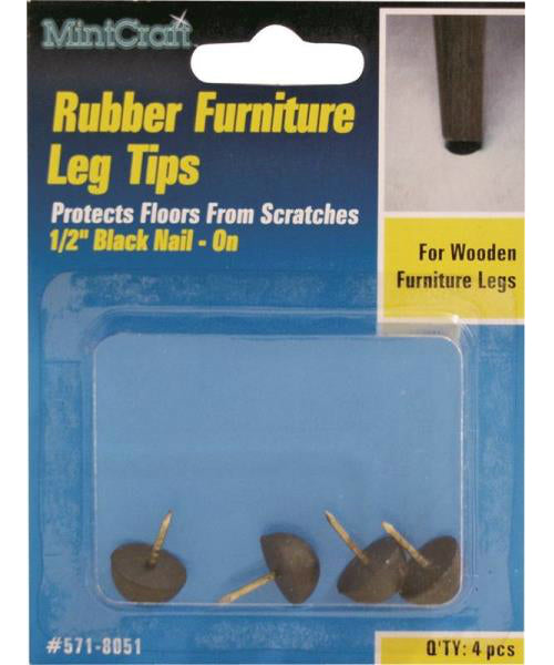 ProSource FE-50670-PS Furniture Leg Tip, Rubber