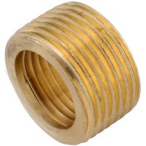 Anderson Metal 736140-0604 Brass Pipe Fitting Face Bush, 1/4" x 3/8"